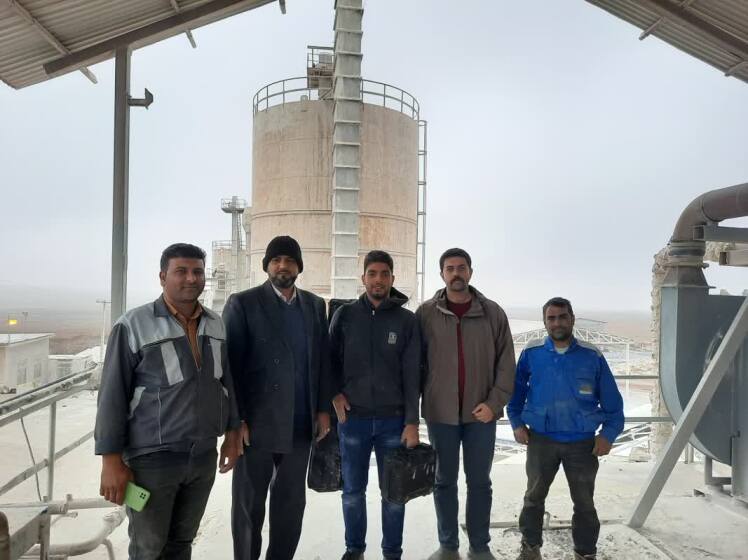 تست دستگاه آنالیزور گاز کارخانه آهک تربت حیدریه توسط صدرا سیاوش شرق